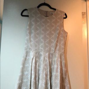 Cream/ off white DVF cocktail dress